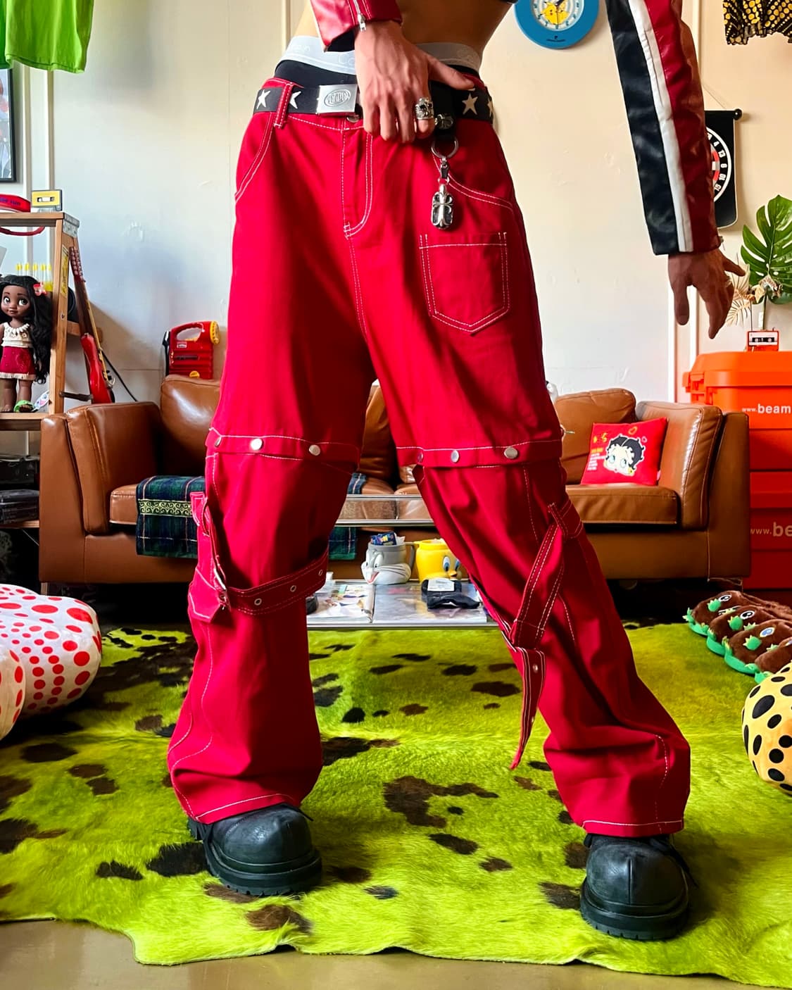 Japanese Vintage 2-Way Bondage Pants 상품이미지2