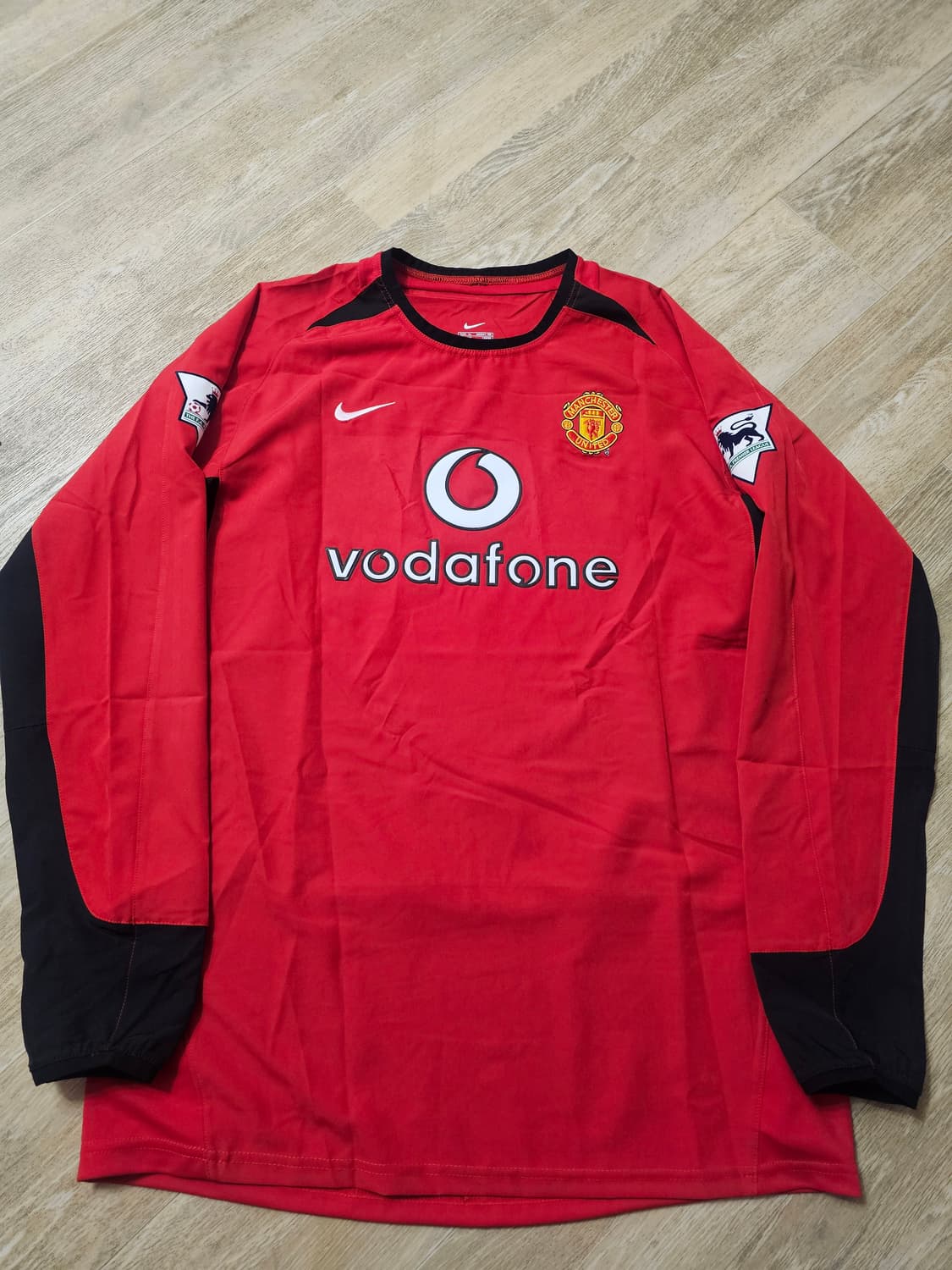 맨유 맨체스터유나이티드 베컴 마킹 보다폰 레트로 유니폼 상품이미지1