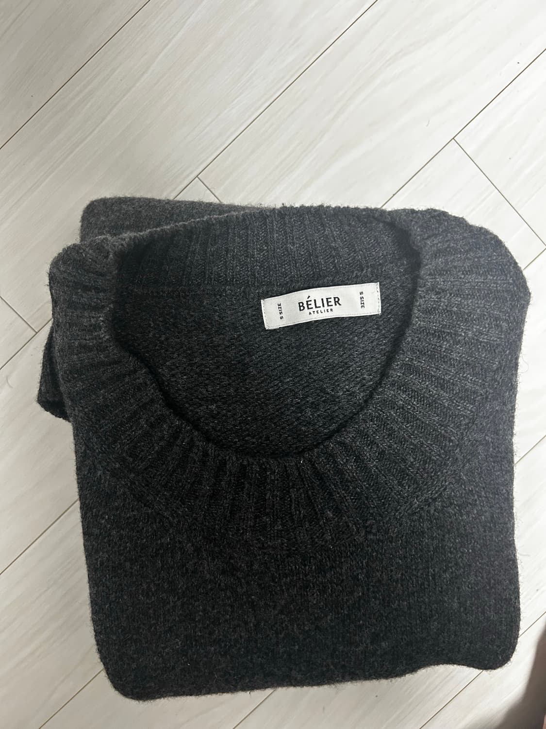 벨리에 파일업 풀오버 니트 상품이미지2