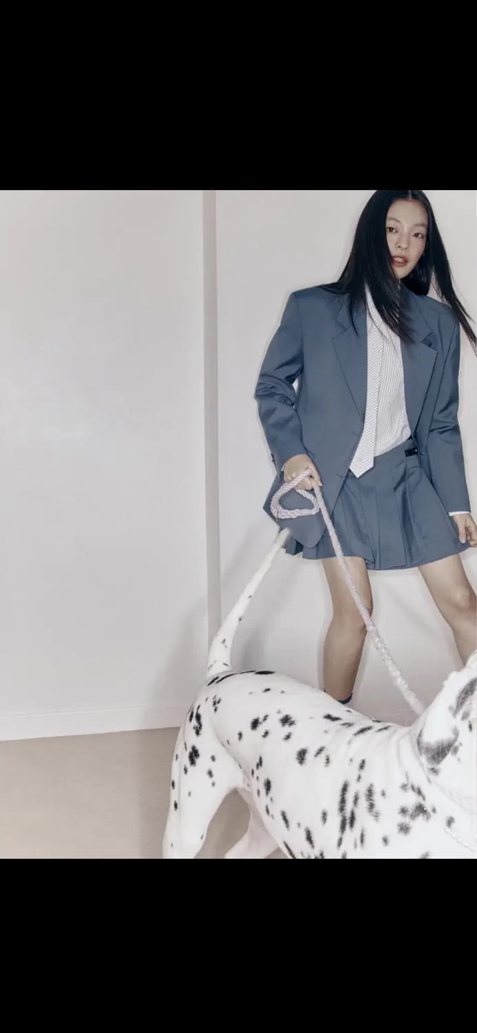 (셋업) 그로브 ethel jacket& plit skirt 상품이미지3