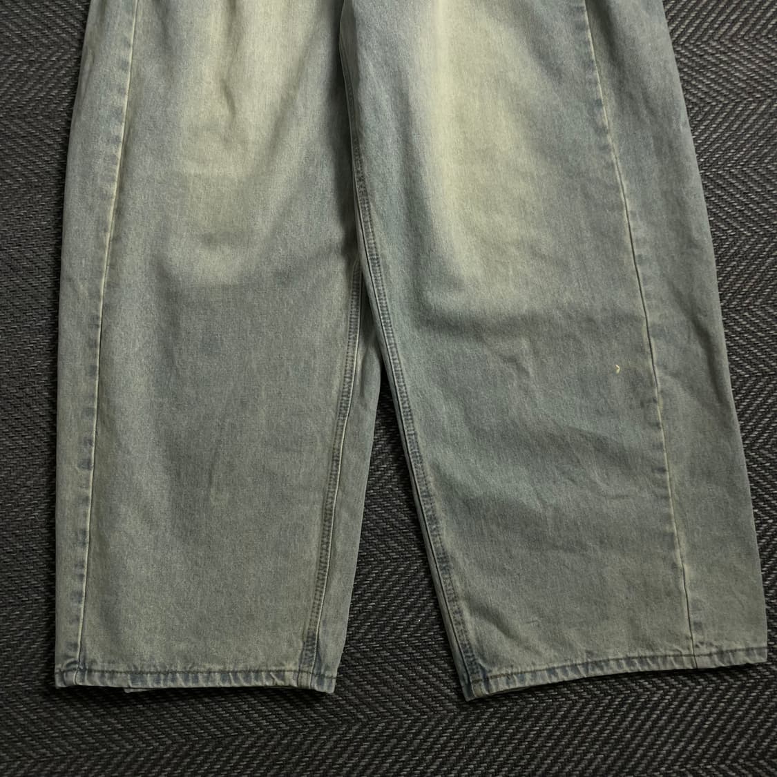 S-BIN JEANS 빈티지 와이드 연청 워싱 데님 팬츠 y 4662 상품이미지3