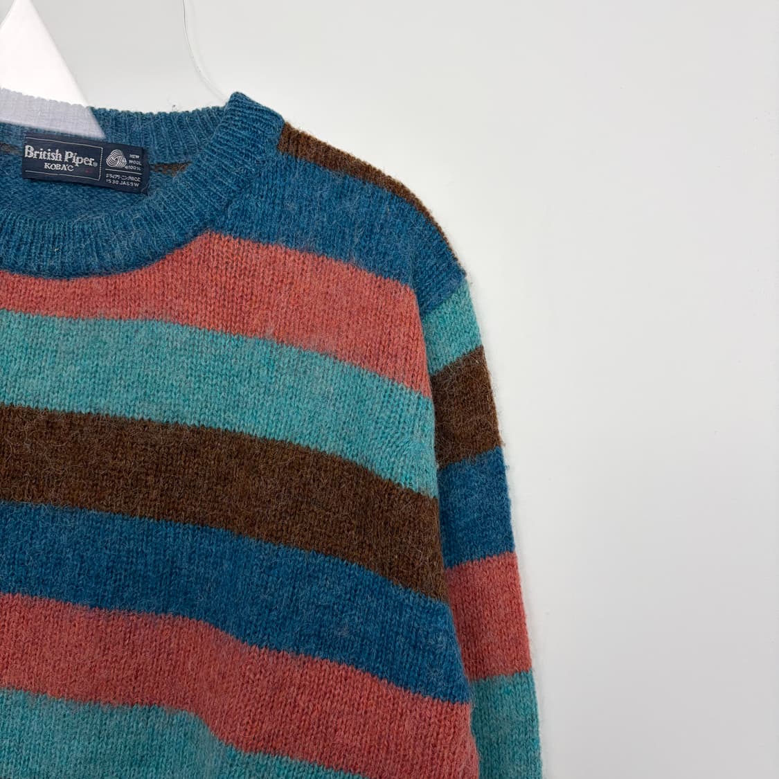 빈티지 패턴 니트 티셔츠 상품이미지3