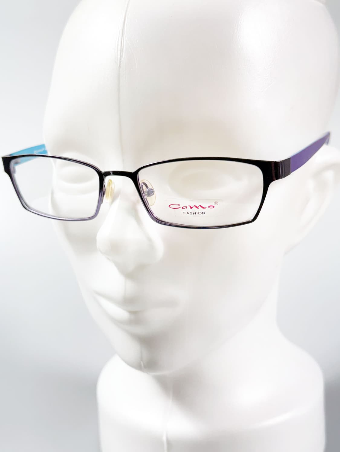 CAMO FASHION 슬림 스퀘어 메탈 프레임 빈티지 안경 상품이미지8