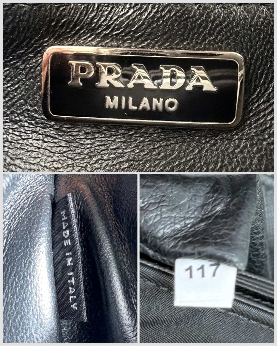 프라다 타탄 체크 사피아노 & 나일론 아코디언 크로스백 상품이미지9