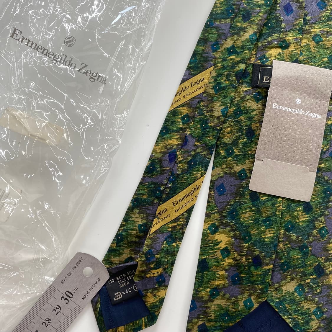 택달린 미사용품 에르메네질도 제냐 정품 명품 넥타이 상품이미지6