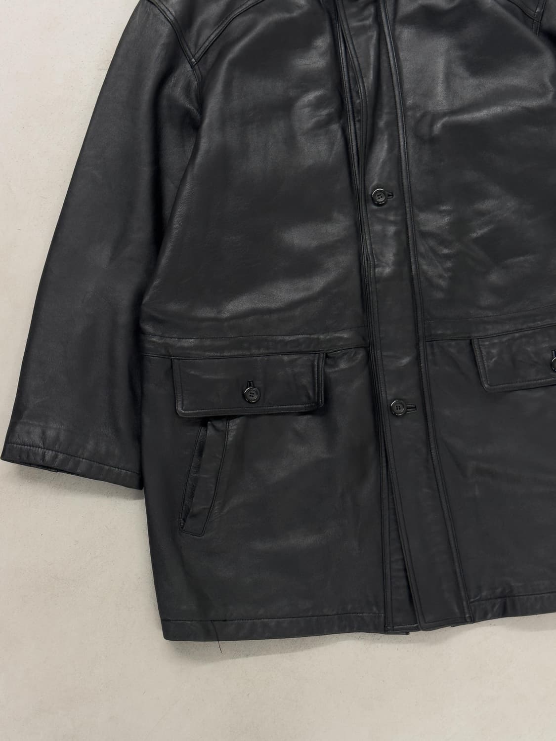 윈드아머 레더 코트 상품이미지4