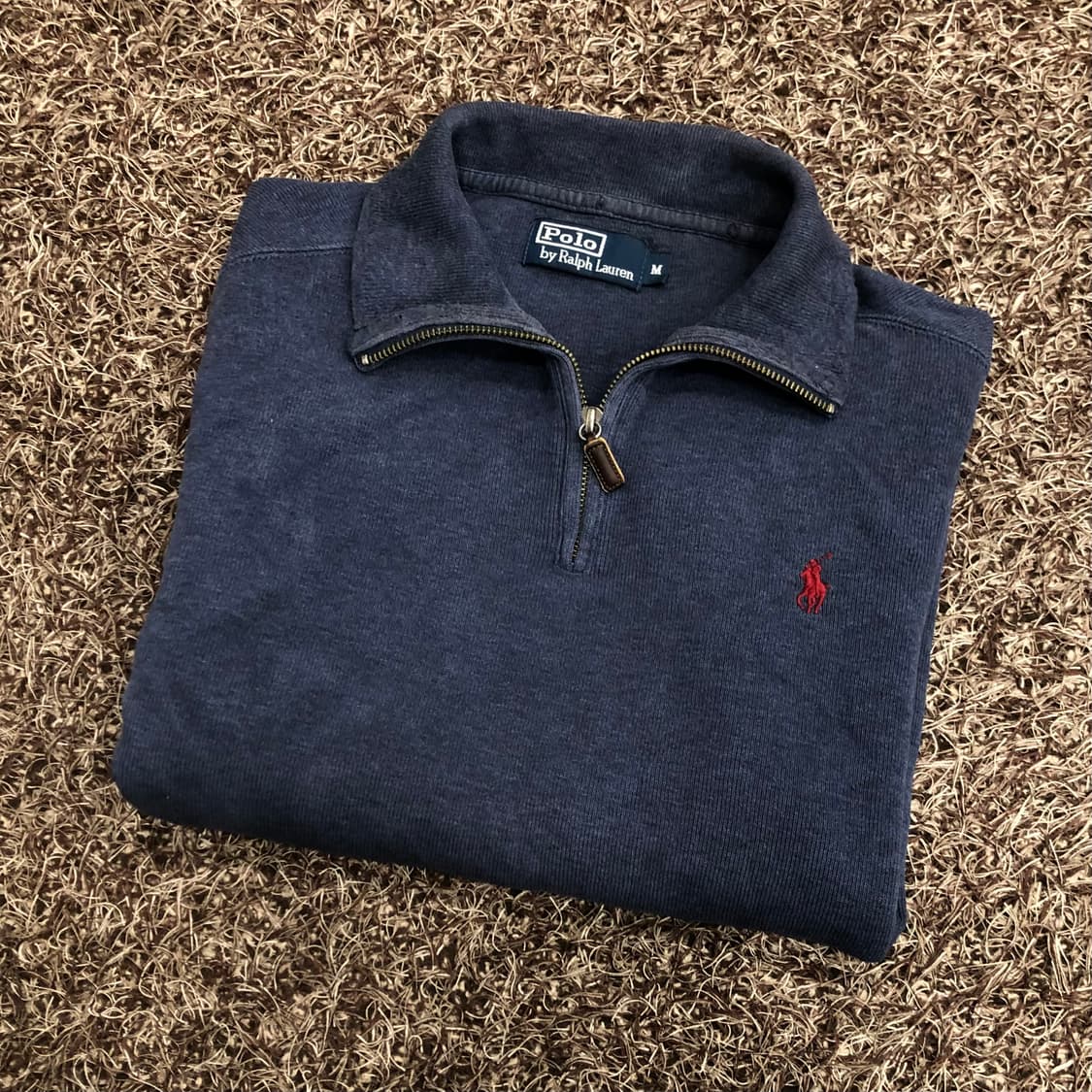 폴로 랄프로렌 네이비 하프집업 니트 상품이미지1