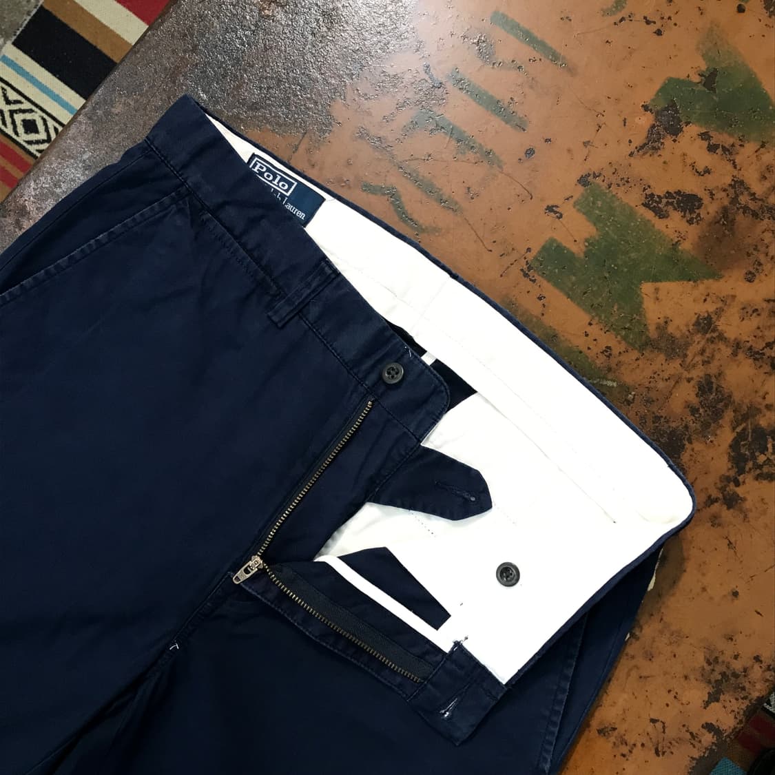 폴로랄프로렌 네이비 코튼 치노 팬츠 허리 34 35 사이즈 상품이미지4