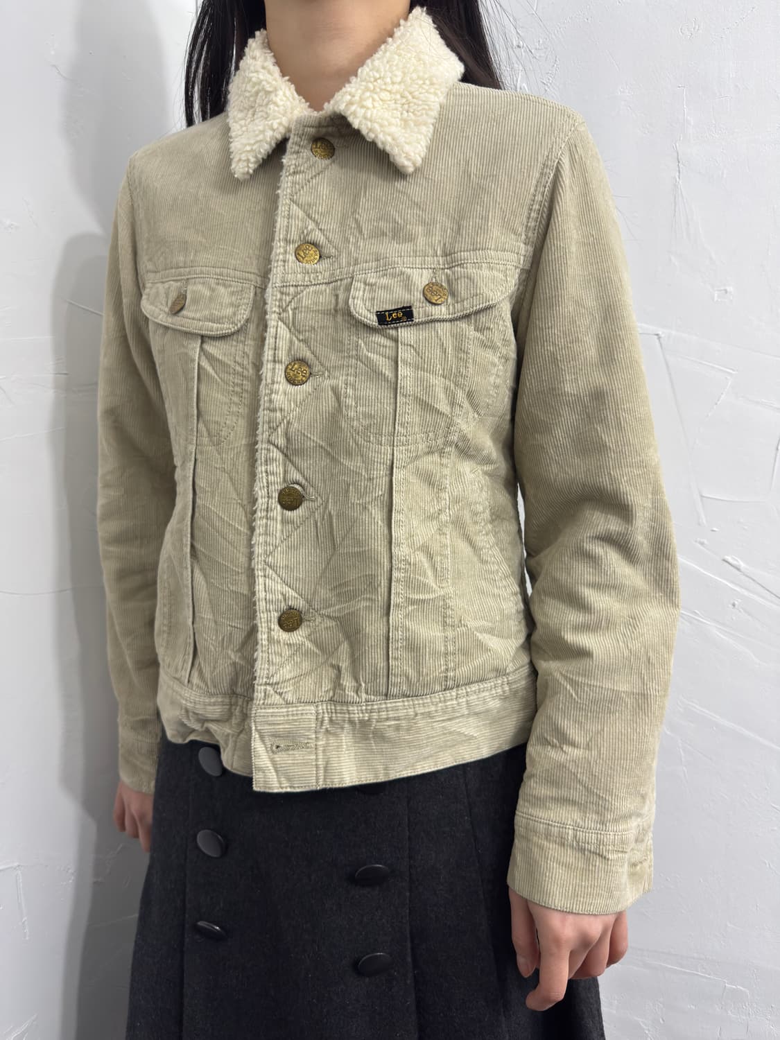 Lee storm rider beige corduroy jacket 상품이미지3