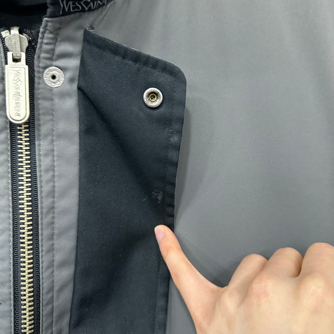 입생로랑 리버시블 자켓 상품이미지5