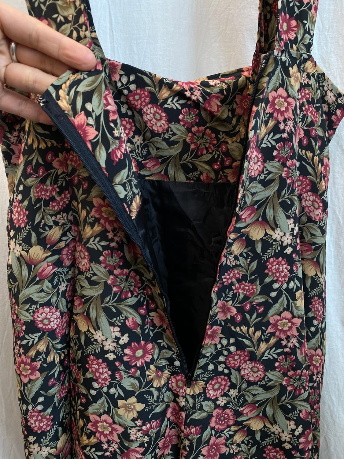 빈티지 플라워패턴 원피스(M) 상품이미지8