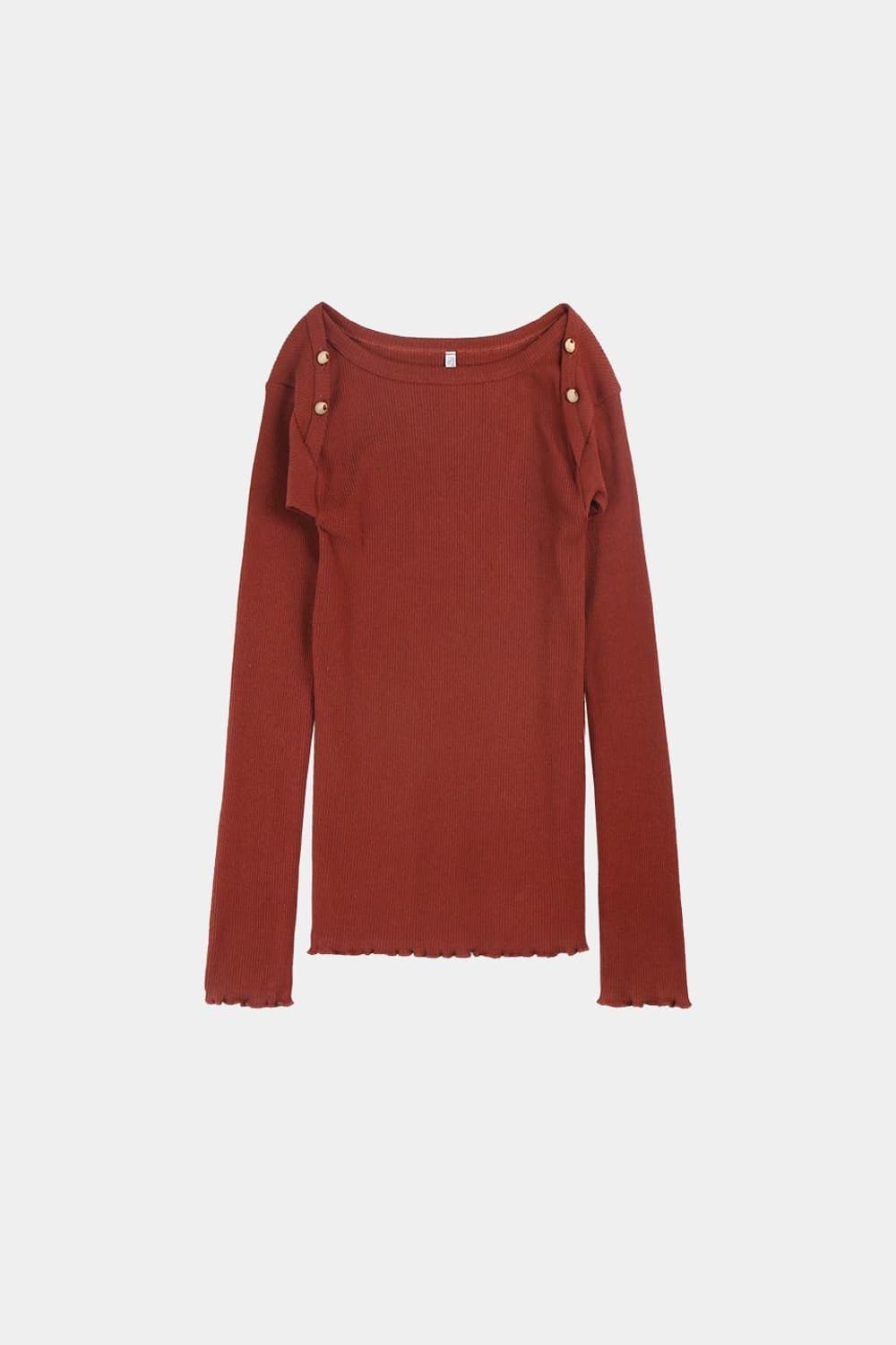 Disc long sleeve/ bine red/ baserange 상품이미지4