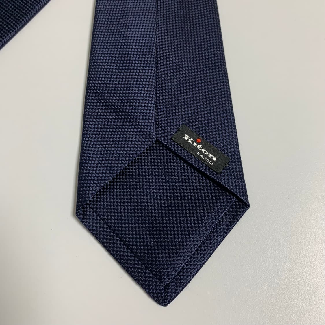 키톤(Kiton) 네이비 실크 명품넥타이 자카드 A+등급 상품이미지7