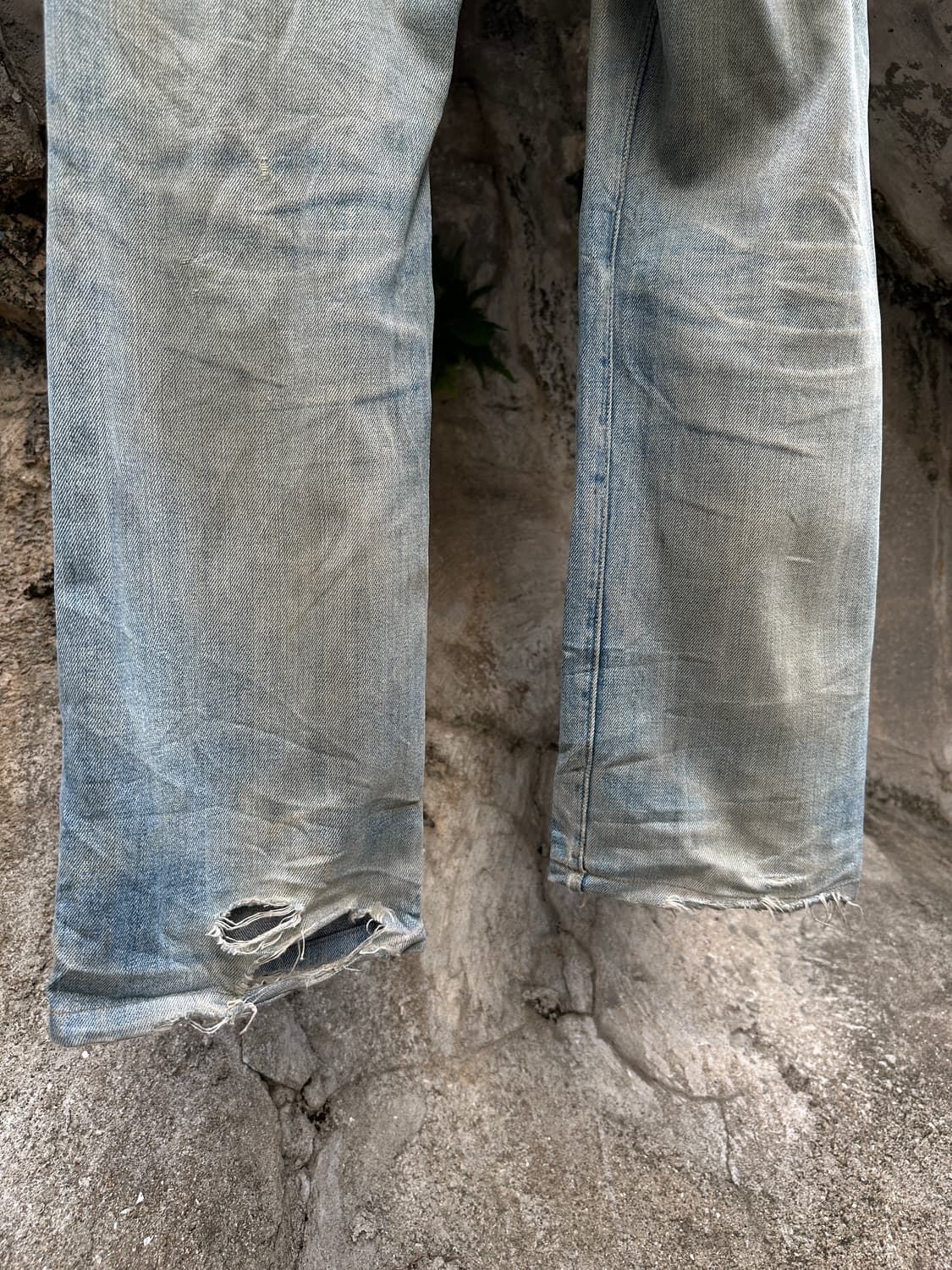 Dirty washing distressed jeans 상품이미지10