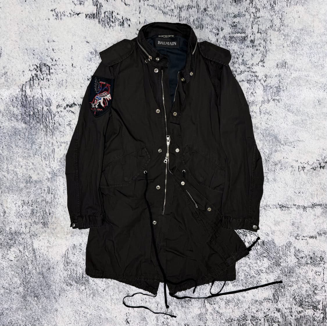 (국문탭) 발망 데카르넹 11ss 타이거패치 M-51 파카 34 상품이미지1