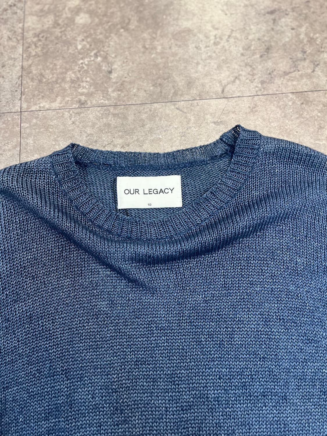 아워레가시 헴프 스웨터 블루 50 #csz2469 상품이미지3