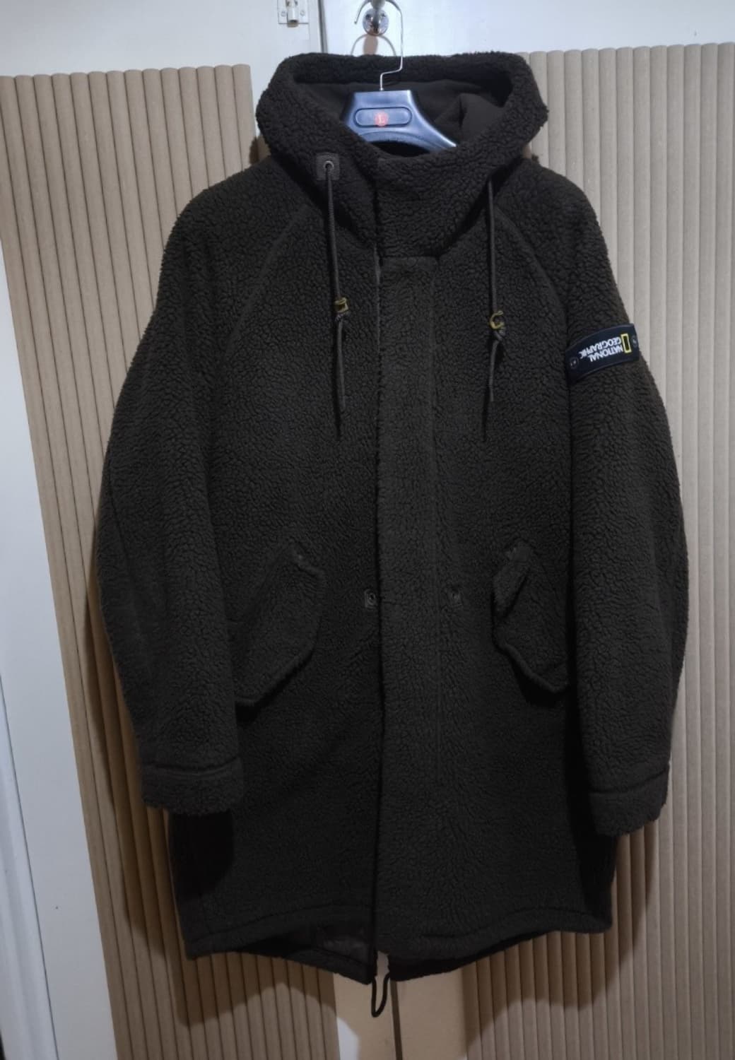 XL 내셔널지오그래픽 뽀글이 야상 플리스점퍼 상품이미지1