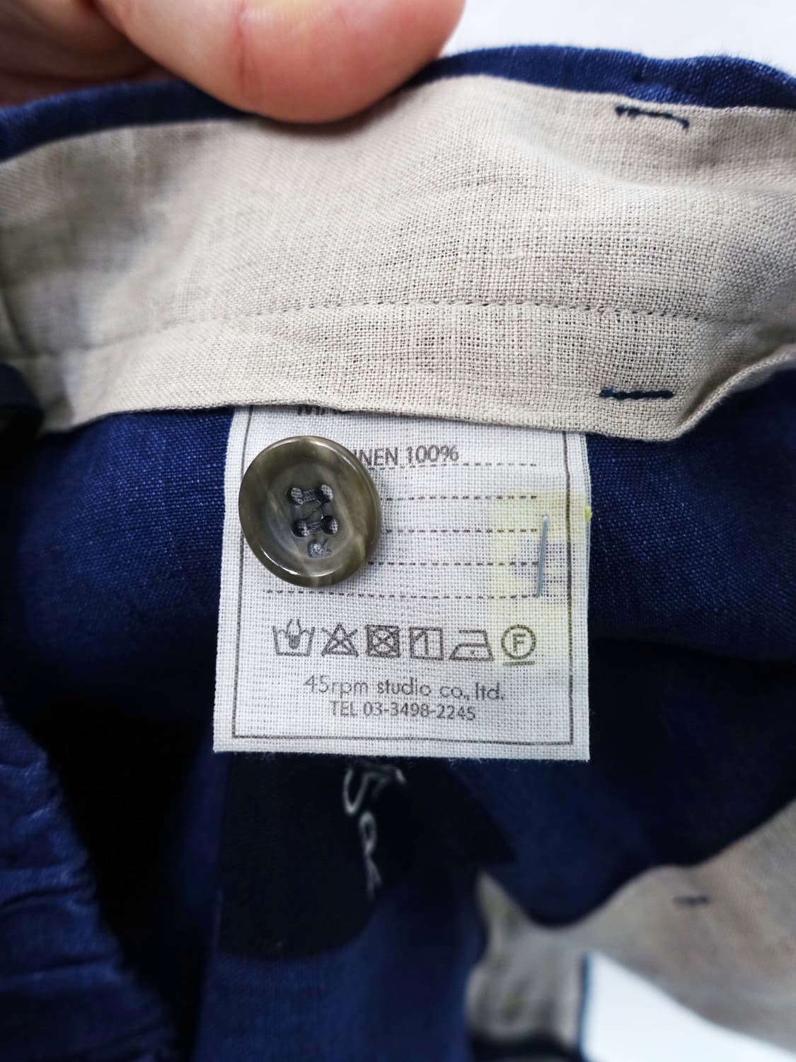 45rpm 인디고 리넨 팬츠 상품이미지10