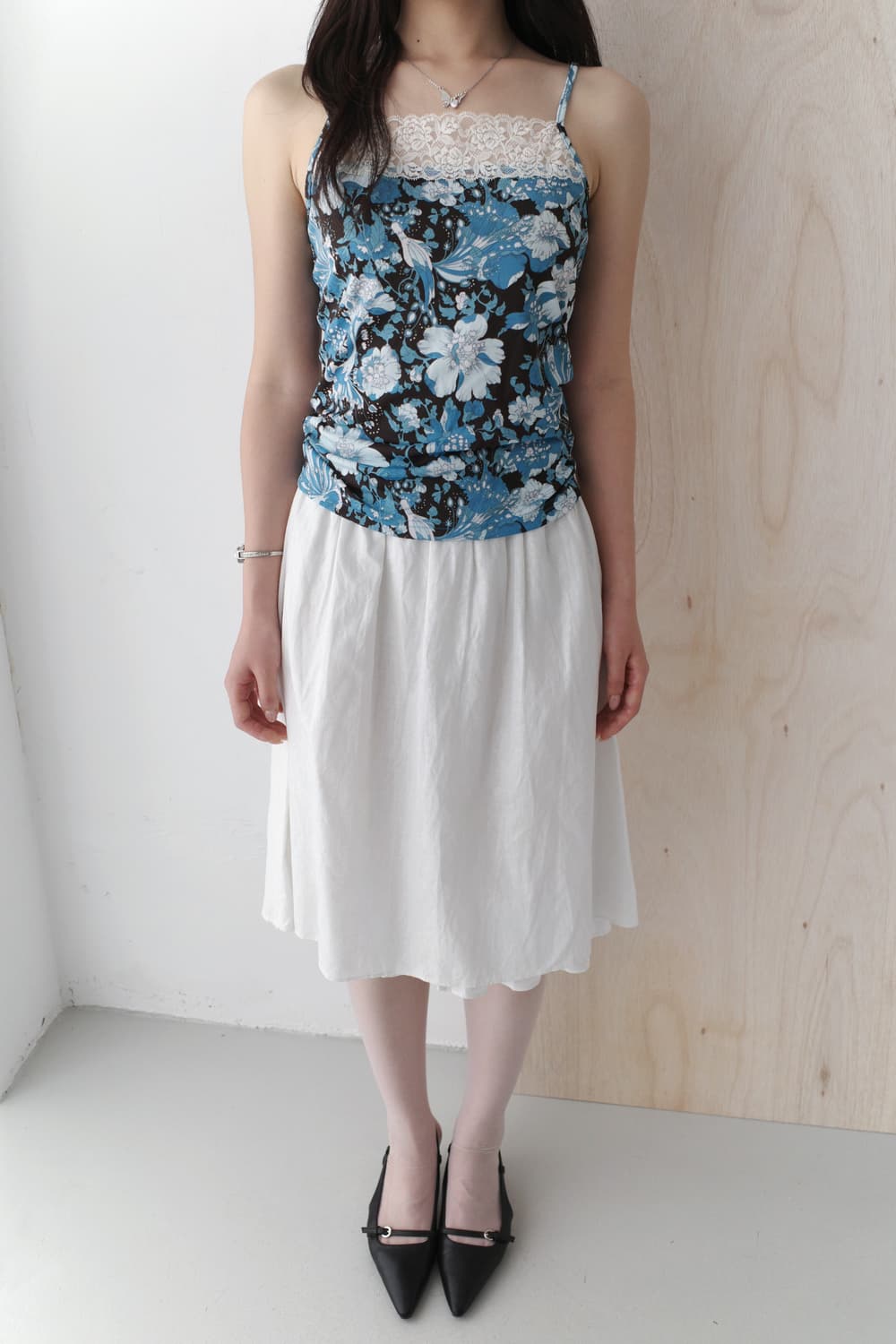 flower lace sleeveless 상품이미지3