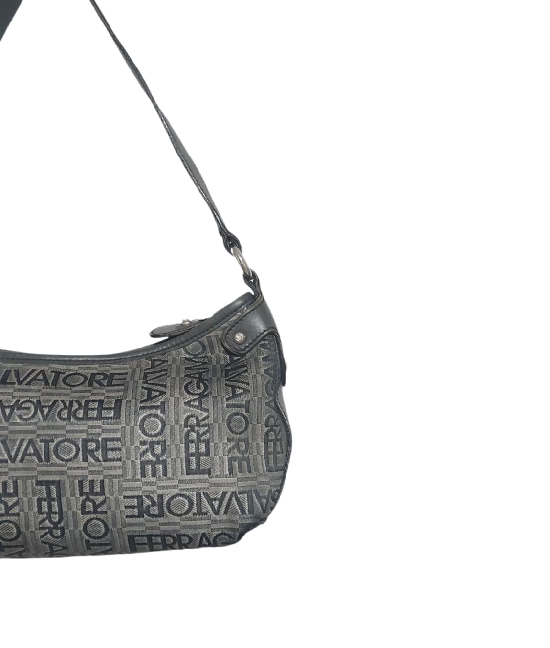 페라가모 자가드 레더 숄더백 (정품) 상품이미지3