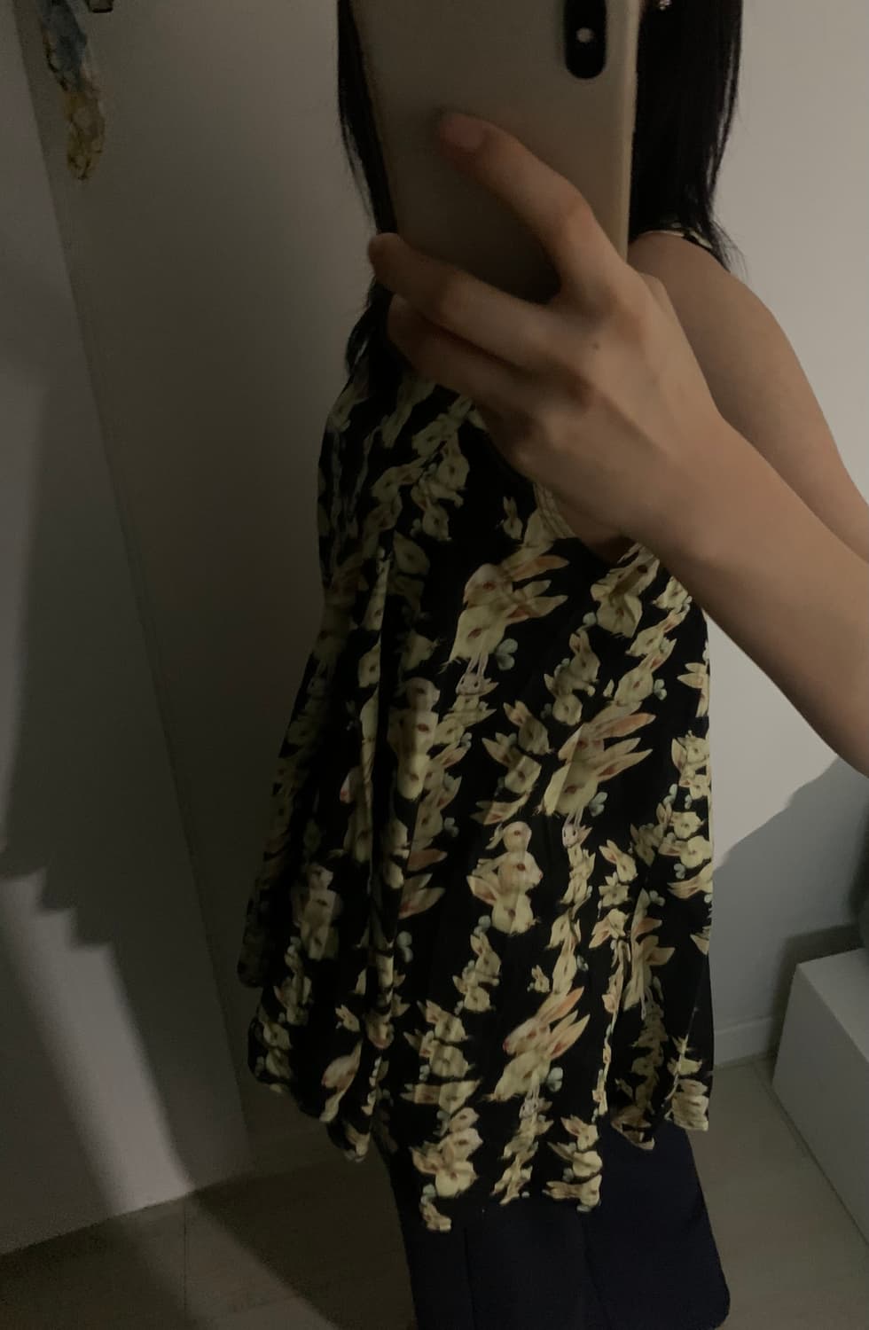 Vintage Rabbit pattern sleeveless 상품이미지5