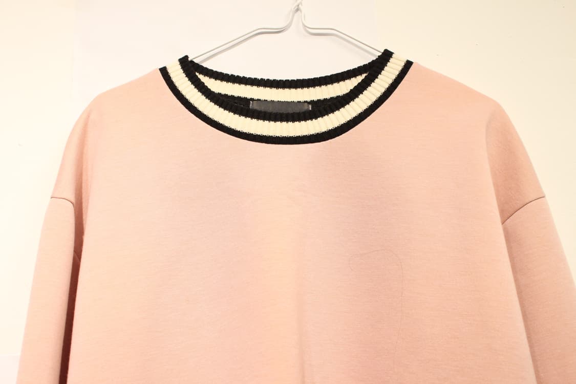 239. 더스티 핑크 배색 스웻셔츠 상품이미지3