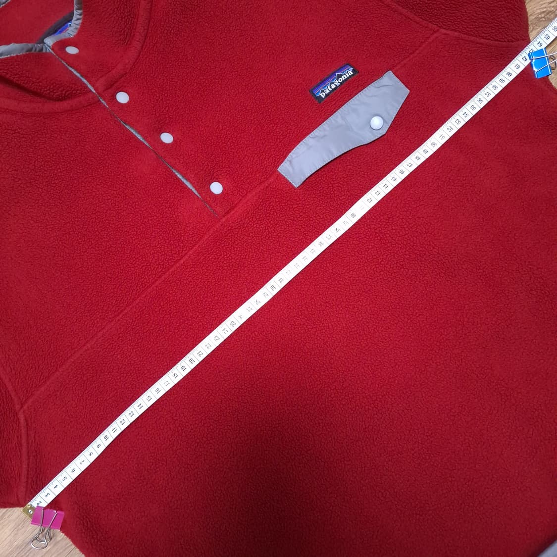 파타고니아 신칠라 스냅티 레드 실버 m 상품이미지8