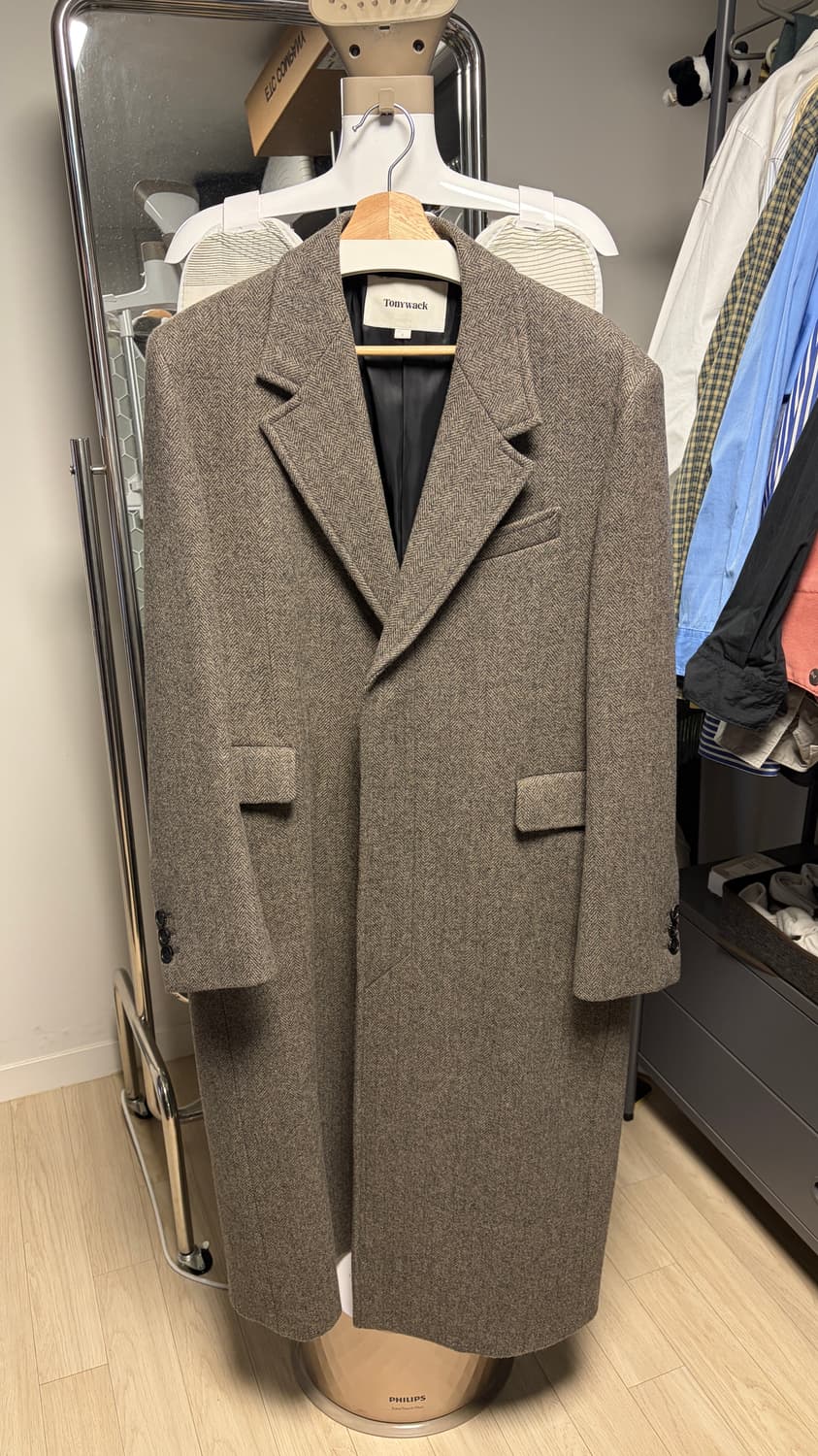 24FW 토니웩 헤링본 코트 L사이즈 판매합니다 상품이미지2