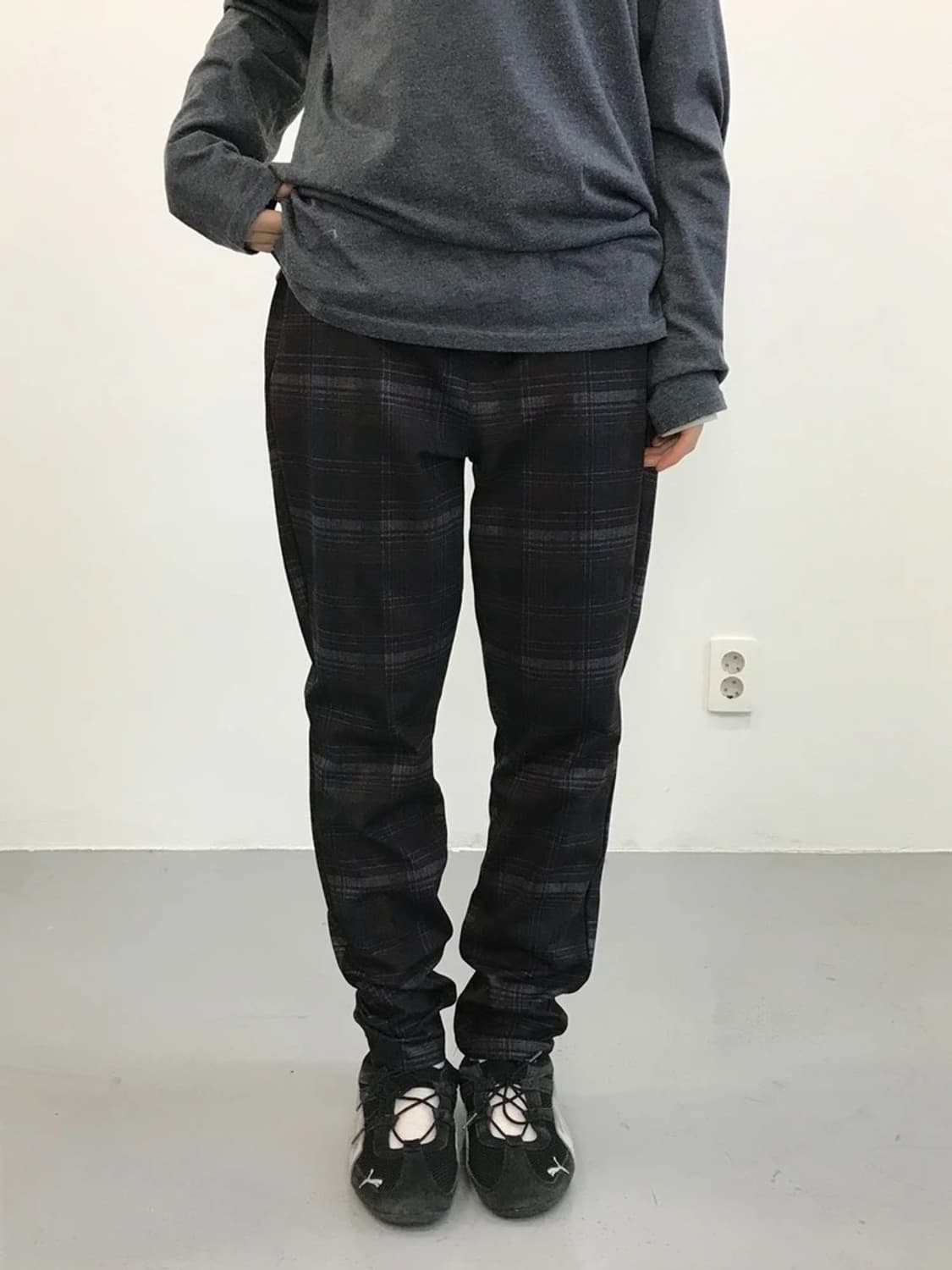 Liverpool Los Angeles Plaid Slim Pants 상품이미지1