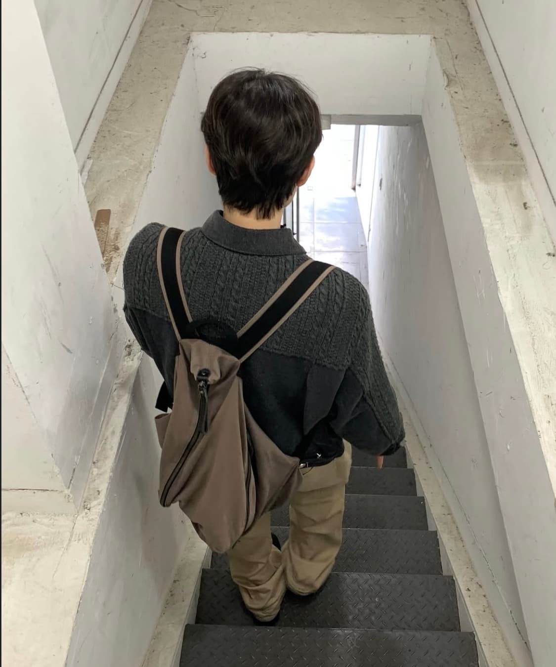 M 애니타임로릭 믹스 자켓 차콜컬러 상품이미지3