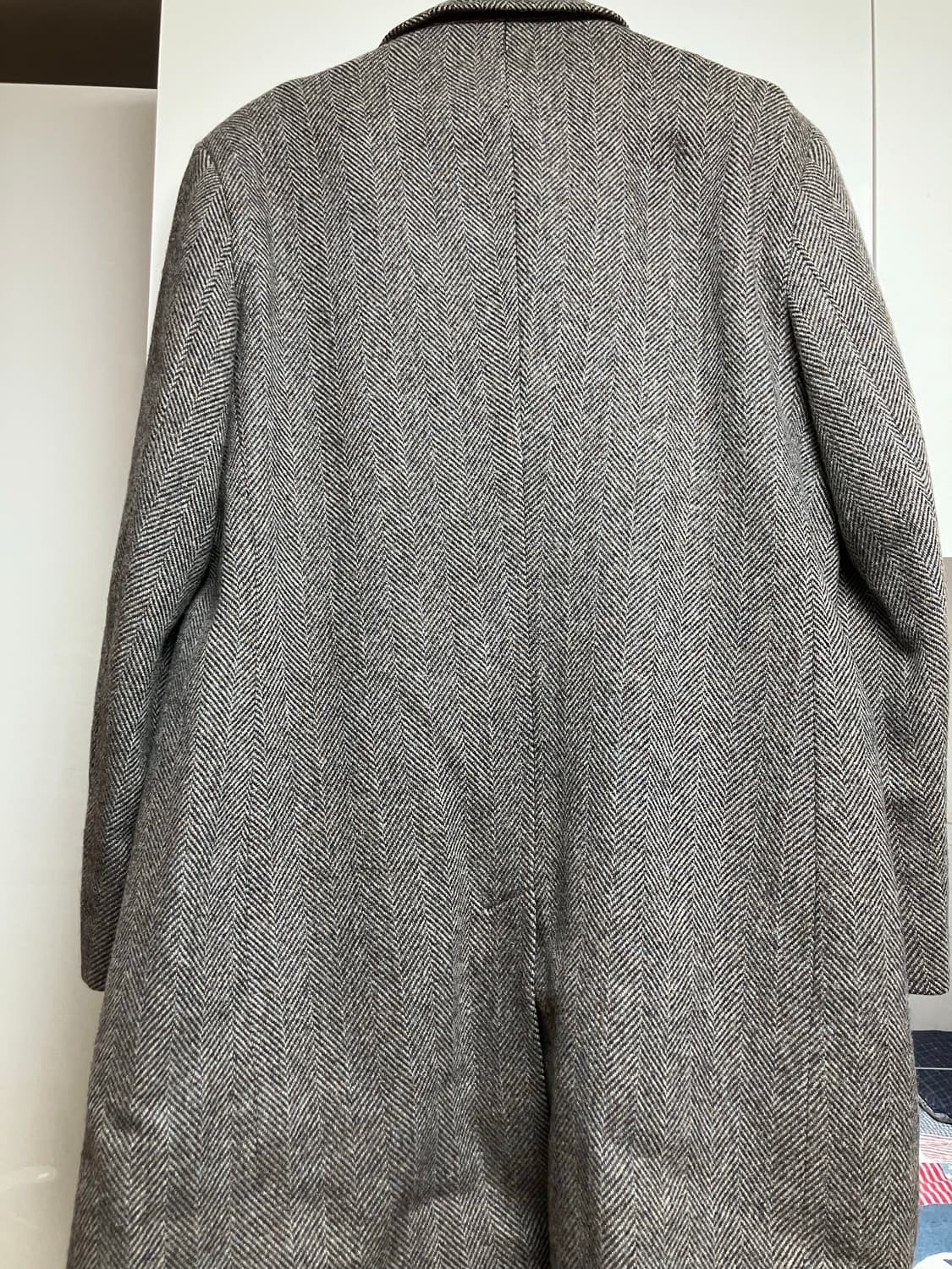 Made in UK 헤링본 울 자켓 L (100-105) 상품이미지3