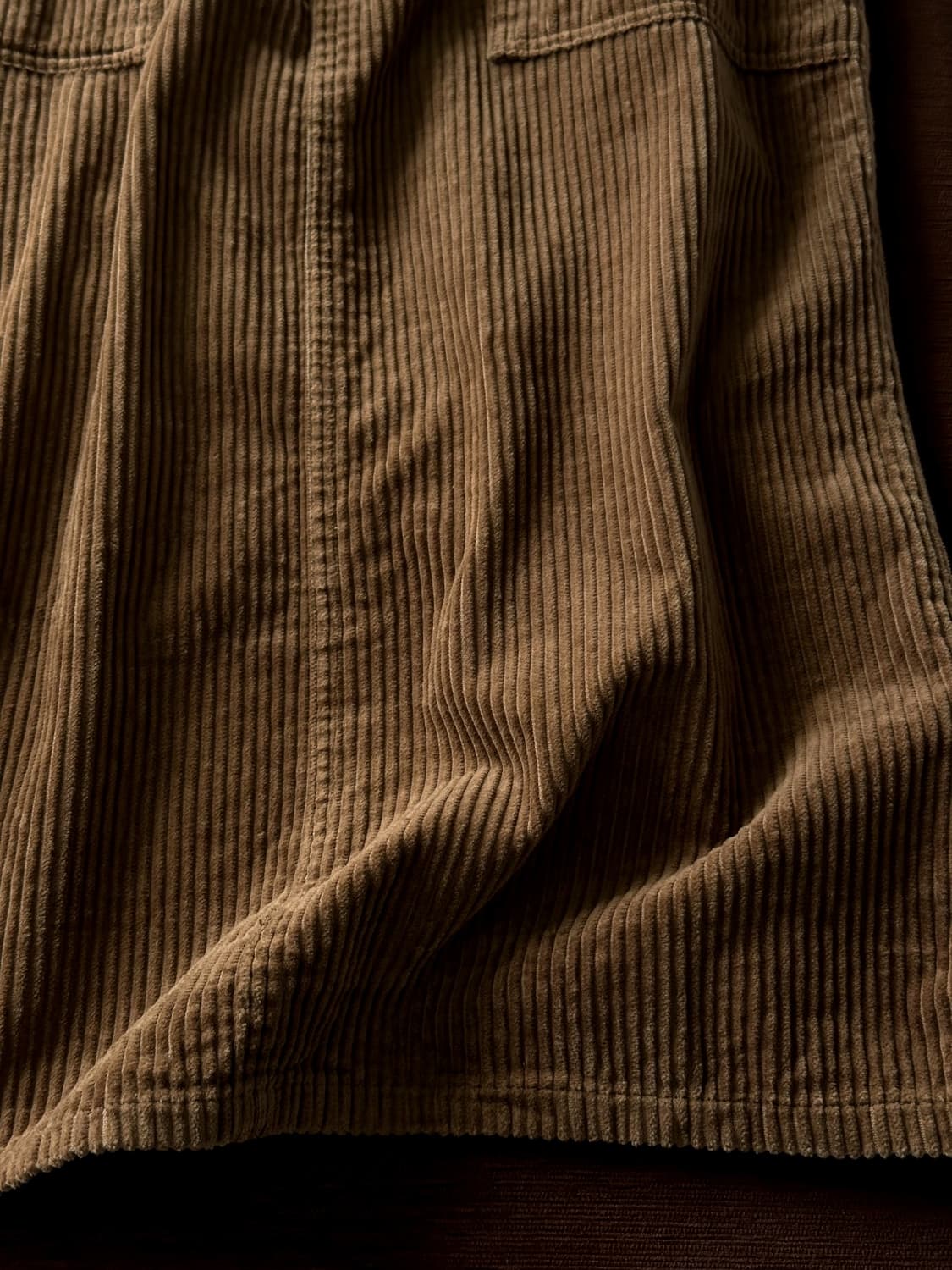 Cotton cord wide silhouette skirt 상품이미지3