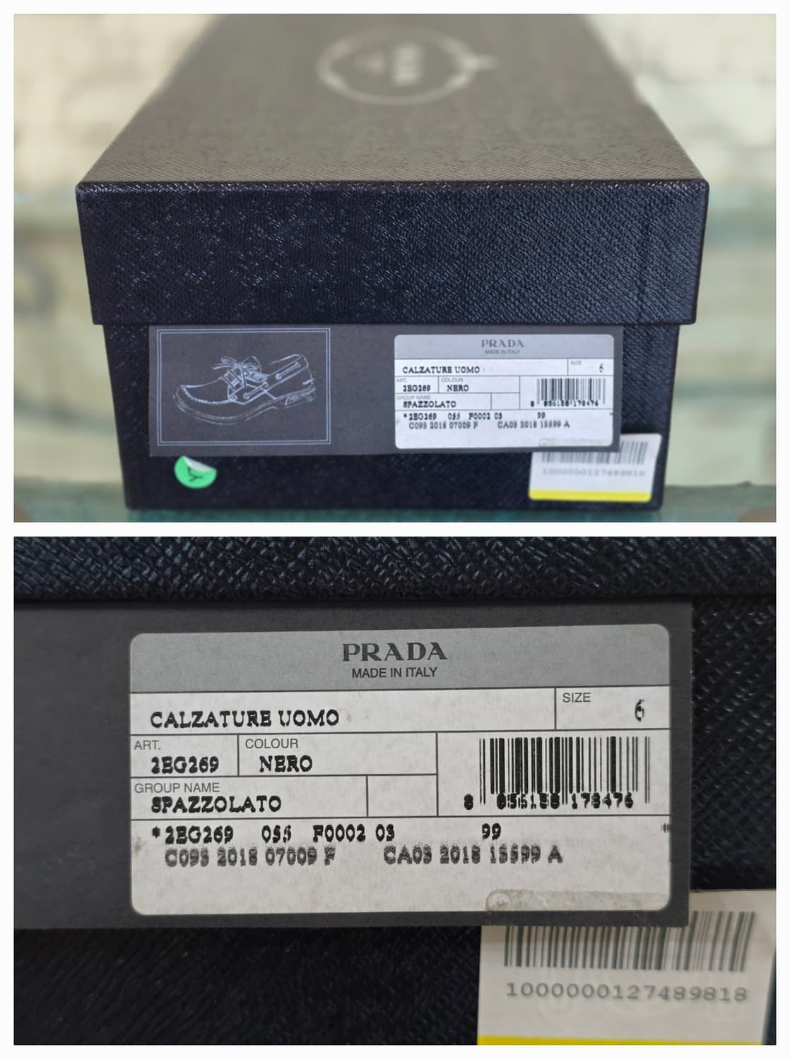 [새제품/풀구성] 프라다 레이스업 보트 슈즈, 로퍼 상품이미지10