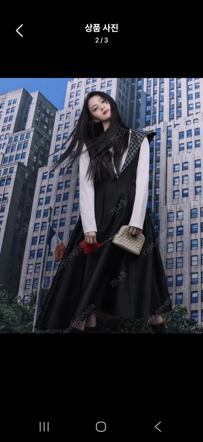 럭키슈에뜨 블랙 엘리스 컬랙션 한소희 원피스 상품이미지1