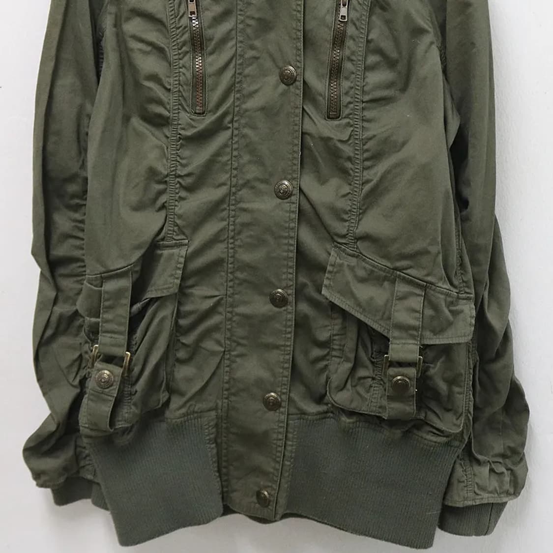 BLUE STRIVE Y2K 셔링 야상 자켓 64715 상품이미지4