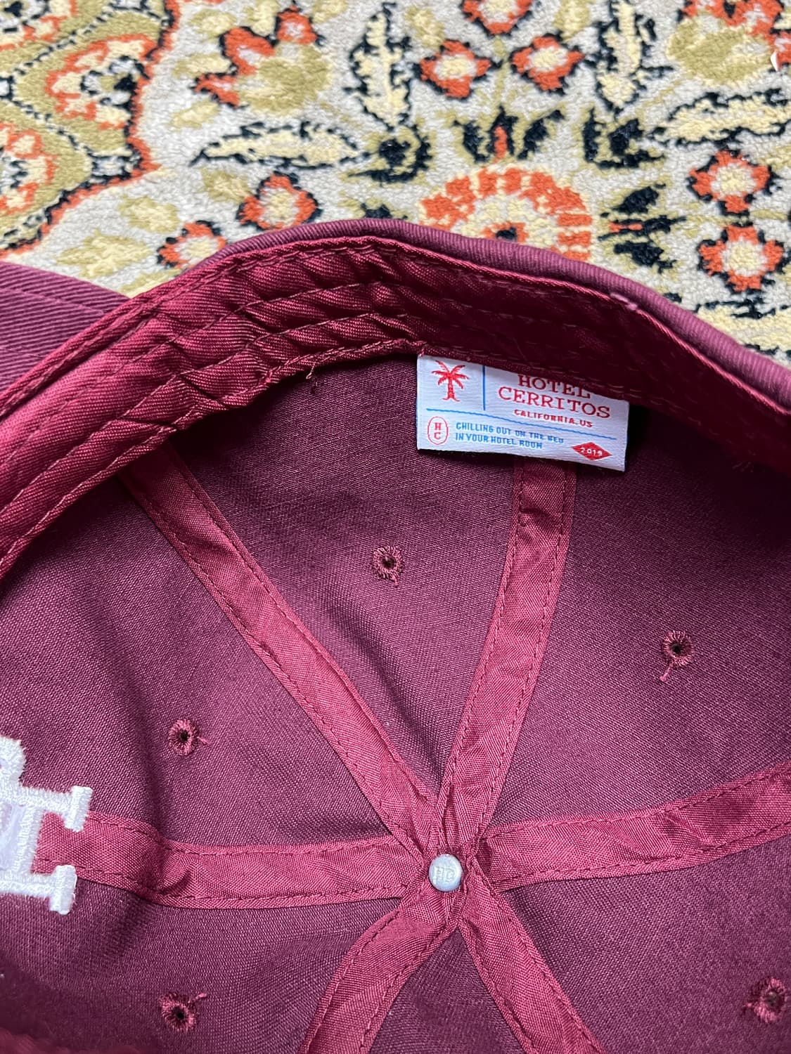 [OS] 호텔 세리토스 버건디 볼캡 상품이미지3