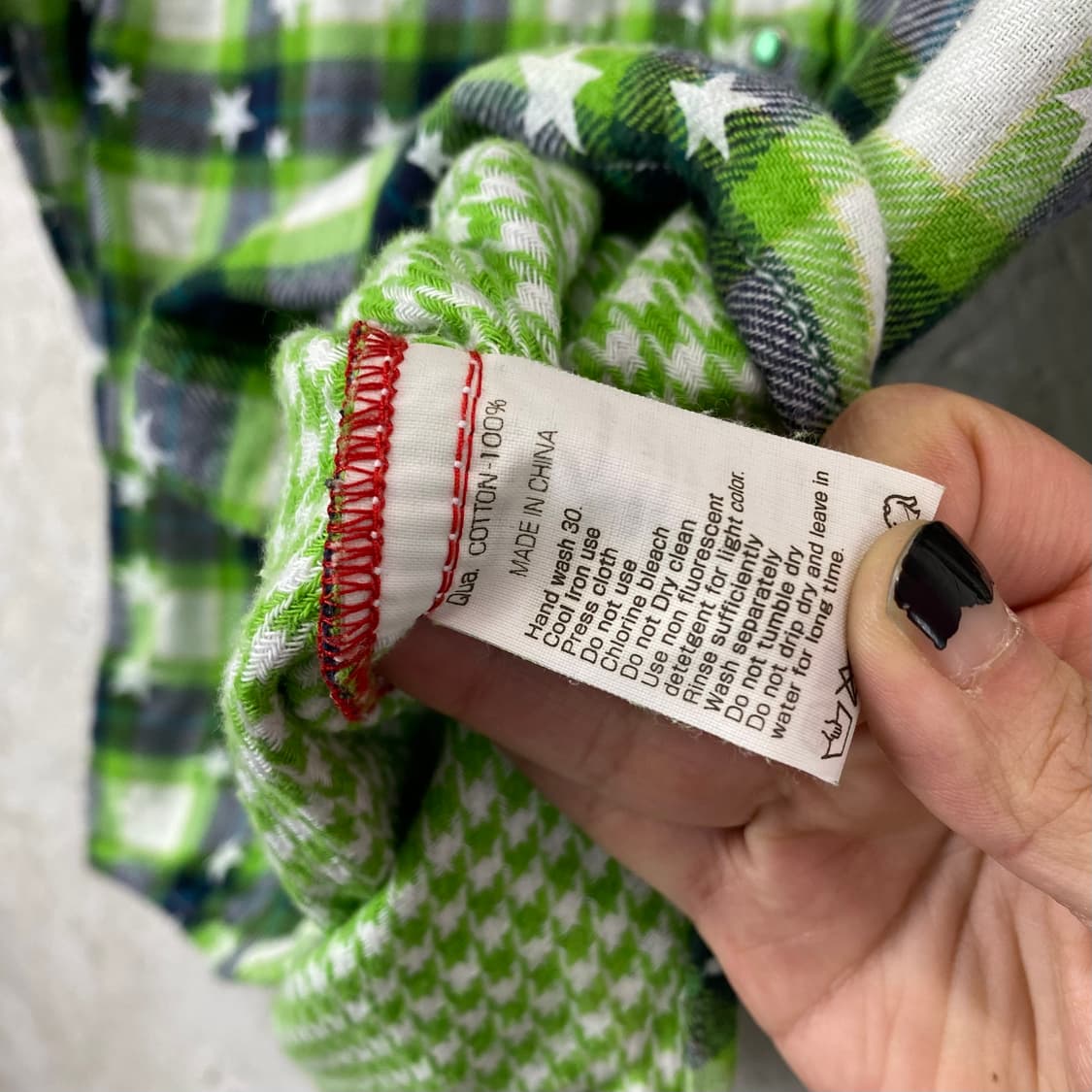 VAROSH 스타 도트 체크 웨스턴 셔츠 상품이미지7