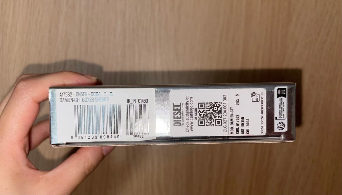 디젤 발렌타인 언더웨어 트렁크 s 상품이미지2