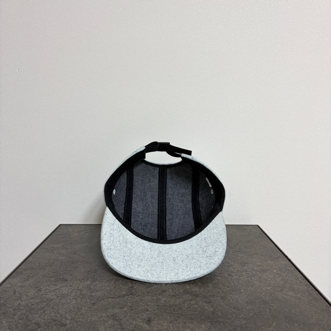 (OS) 슈프림 박스로고 캠프캡 모자 워시드 데님 내츄럴 상품이미지5