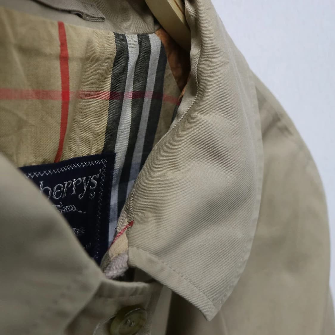 90'S 버버리 트렌치 블루종 63934 상품이미지3