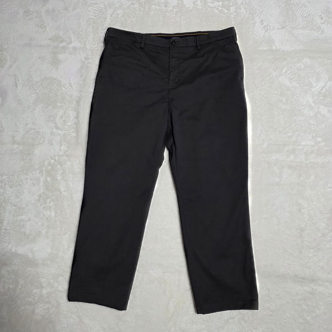 (38)헤지스 가먼트다잉 트월 치노 팬츠 차콜그레이 상품이미지2