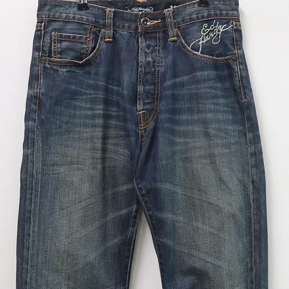 에드 하디 자수 포인트 데님 팬츠 65509 상품이미지3