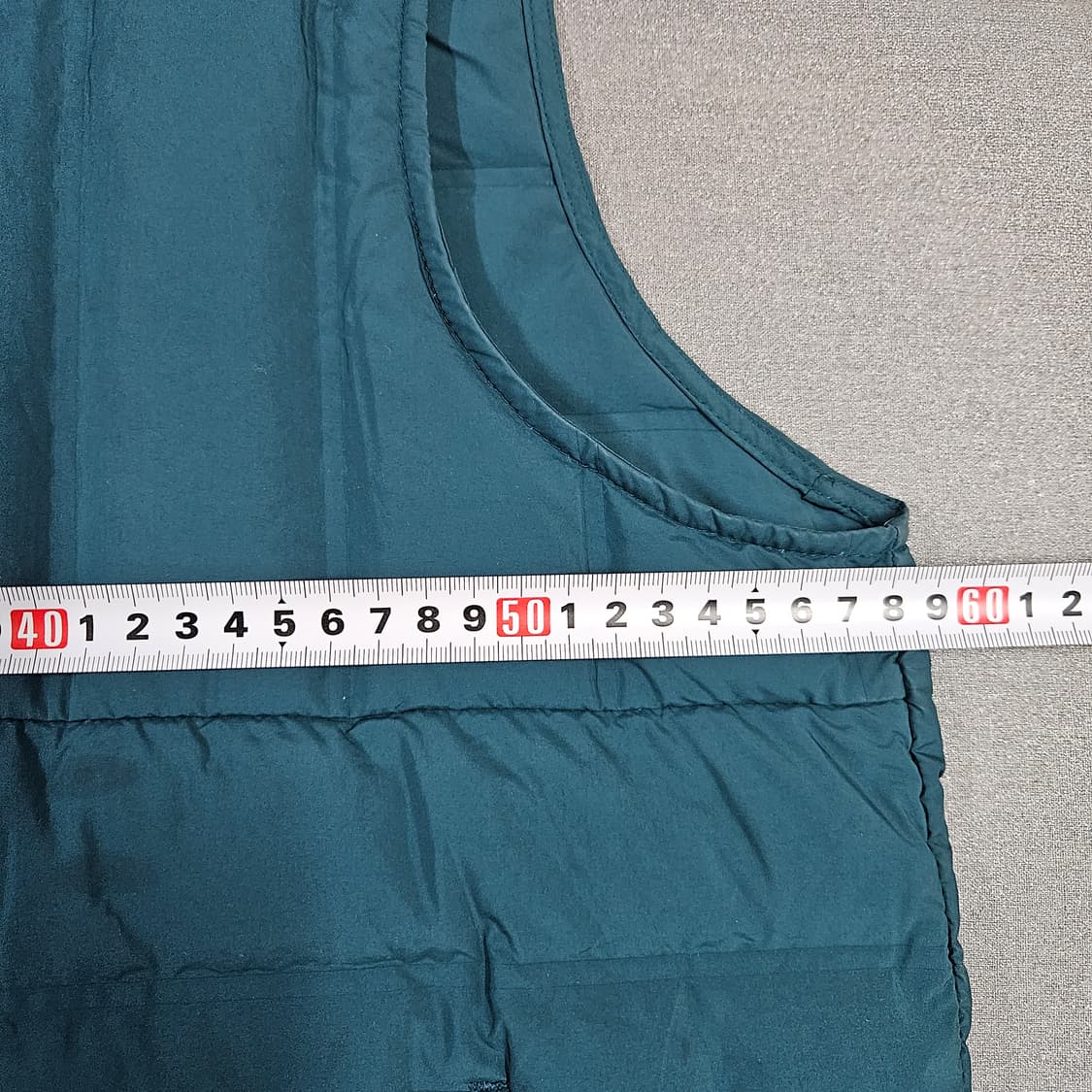 110 빈폴스포츠 덕다운 블루 경량 패딩조끼 상품이미지9