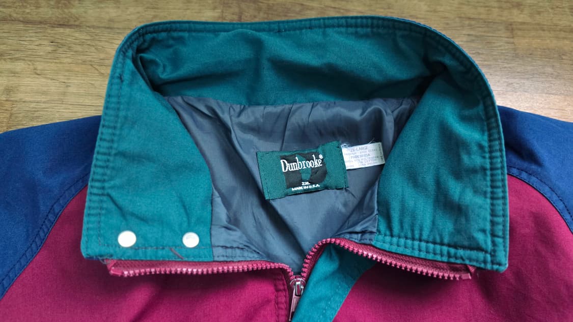 USA 빈티지 블루종 자켓 윈드브레이커 XXL  상품이미지9