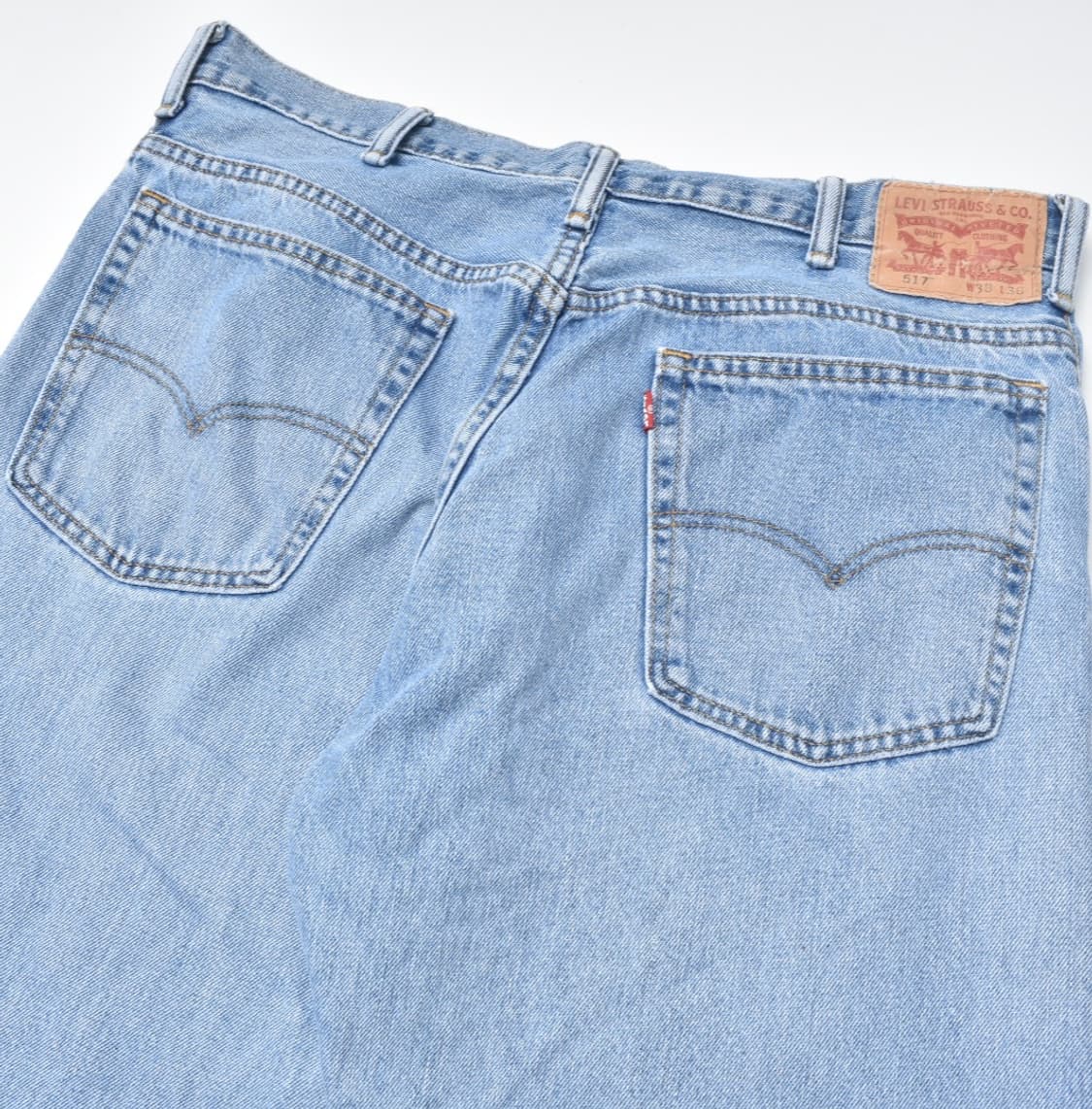 00S 빈티지 리바이스 517 청바지 플레어진 굿페이드 데님팬츠N0030 상품이미지6