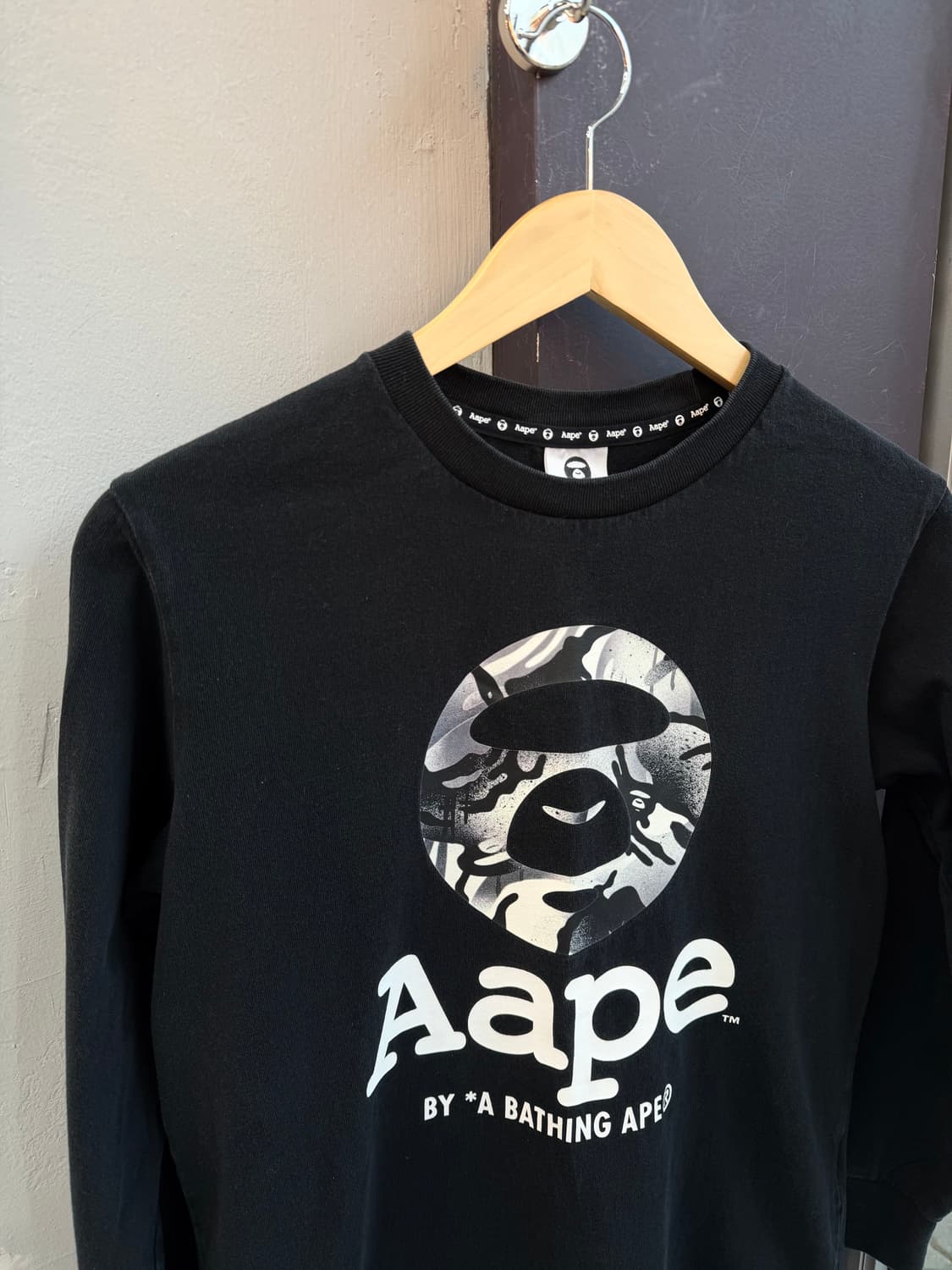 S/ 베이프 AAPE 사루카모 맨투맨 상품이미지5