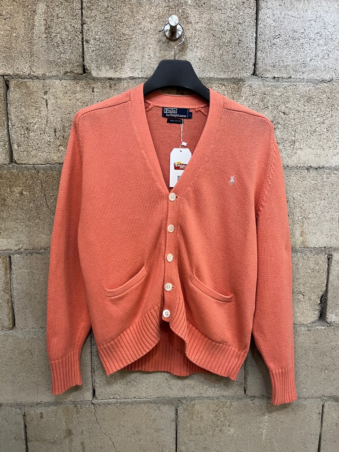폴로 랄프로렌 코랄 브이넥 니트 가디건 상품이미지1