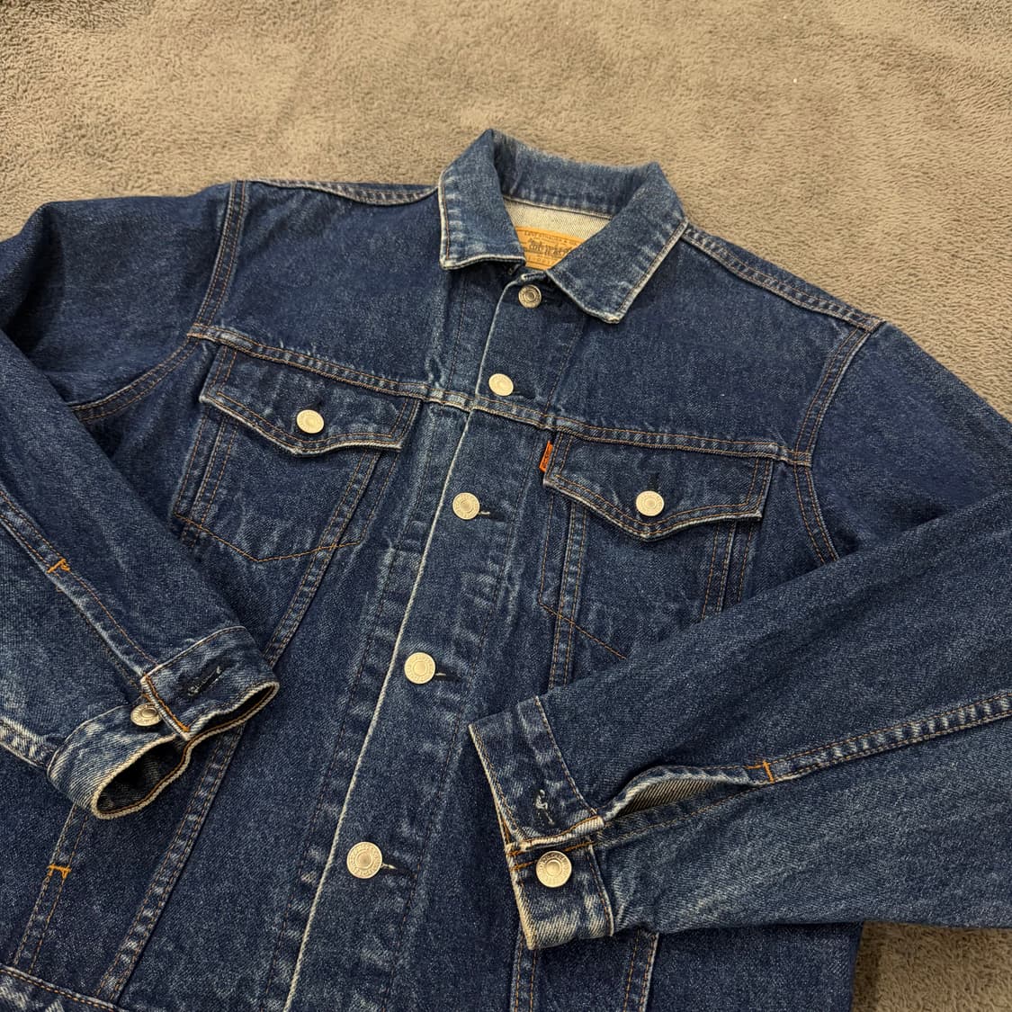 [ 정품/M ] 리바이스 70651-0217 데님 트러커 청자켓 상품이미지1
