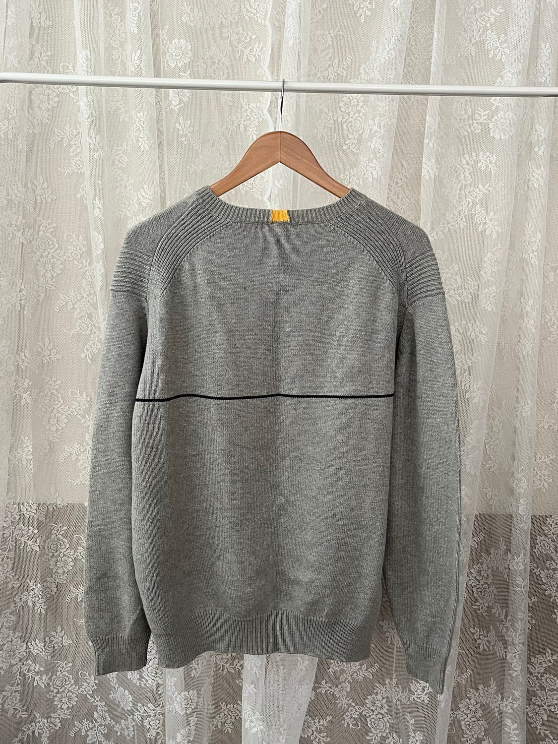 100) 노티카 코튼 니트 그레이 상품이미지2