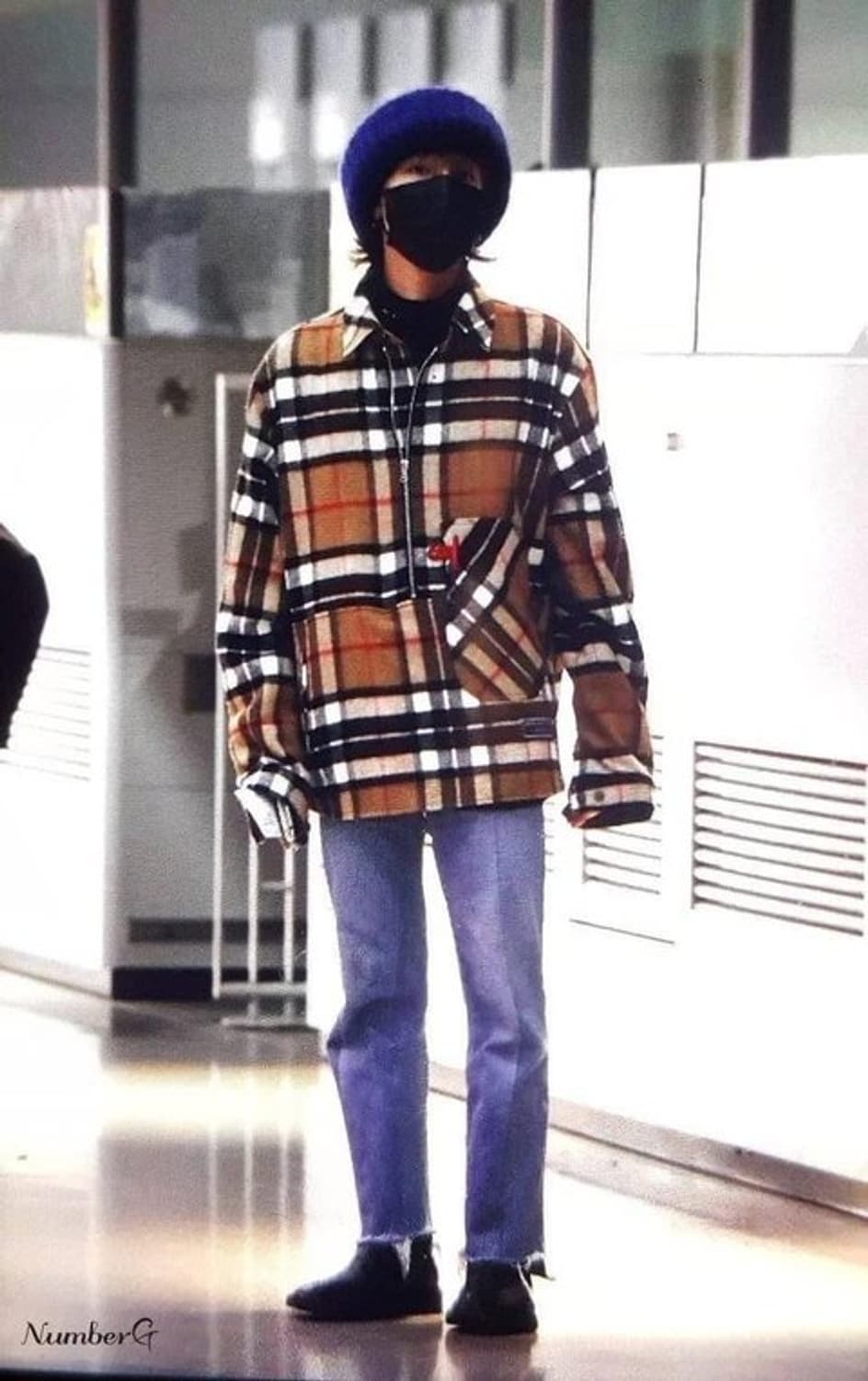 GD스타일 체크 아노락 M~L정도 상품이미지5